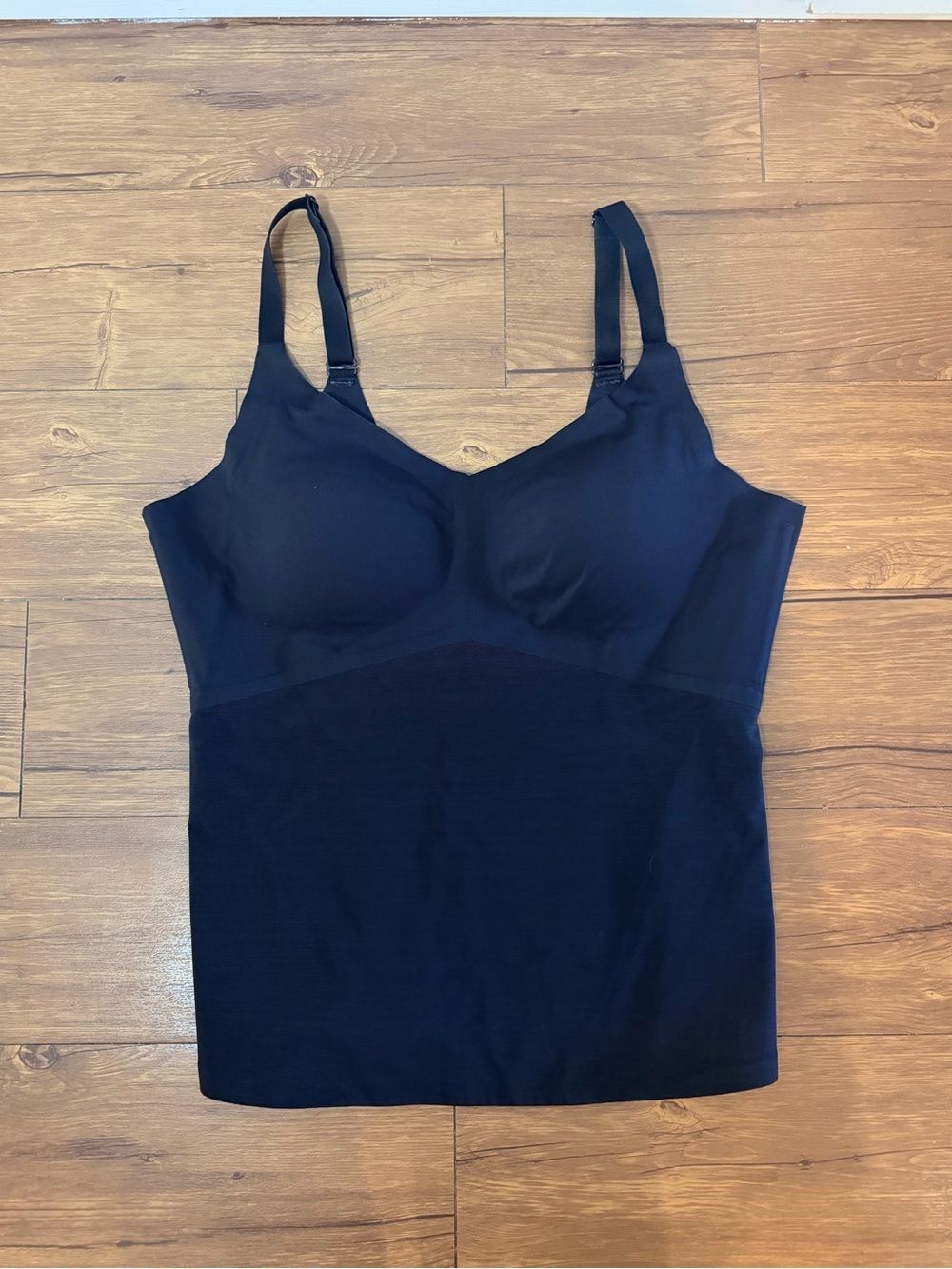 Honeylove Liftwear Tank Top Size 1X Black Shapewear Molded Cups Cami
